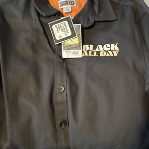 Black All Day Button-Up Shacket